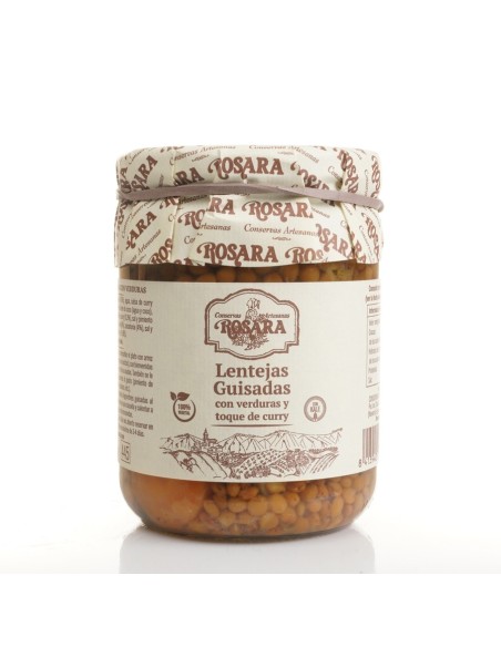 Rosara Stewed Lentils with Vegetables and Curry 445 ml. - Oliva Oliva
