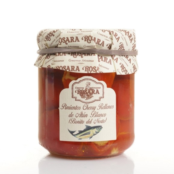 Rosara Poivrons farcis à la bonite Pot en verre 212 ml. - Oliva Oliva