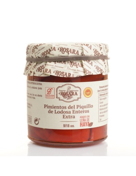 Rosara Piquillo-Paprika 9/18 Stück Glas 250 ml. - Oliva Oliva
