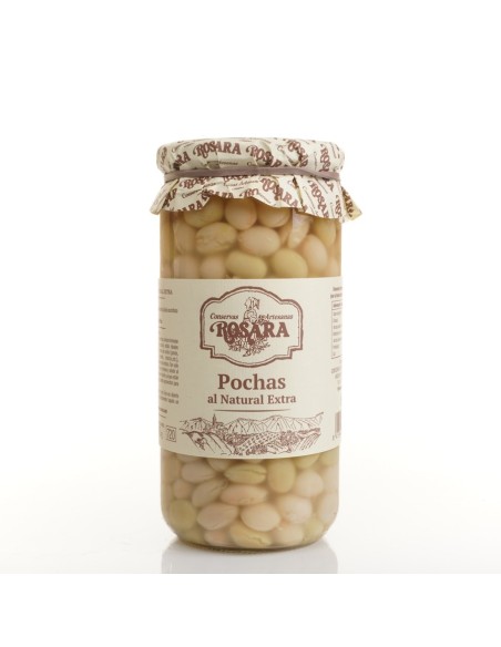 Rosara Pochas (Bohnen) Natürlich Glas 720 ml. - Oliva Oliva