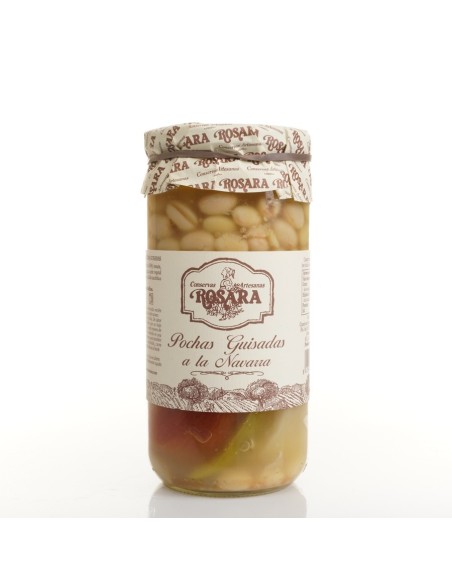 Rosara Pochas Guisadas a la Navarra Tarro 720 ml. - Oliva Oliva