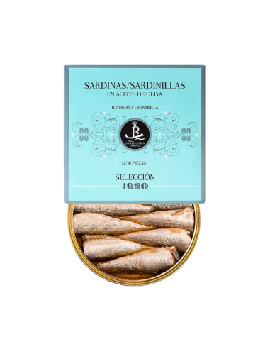 RCE Selección 1920 Sardinillas en Aceite de Oliva 12/16 Piezas - Lata 120 gr.