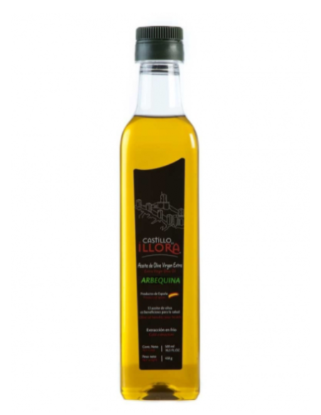 Castillo de Íllora Arbequina PET bottle 500 ml. - Oliva Oliva
