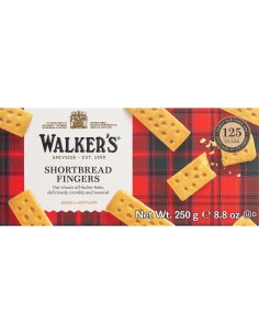 Walkers Shortbread Fingers Butter Biscuits 250 gr. - Oliva Oliva