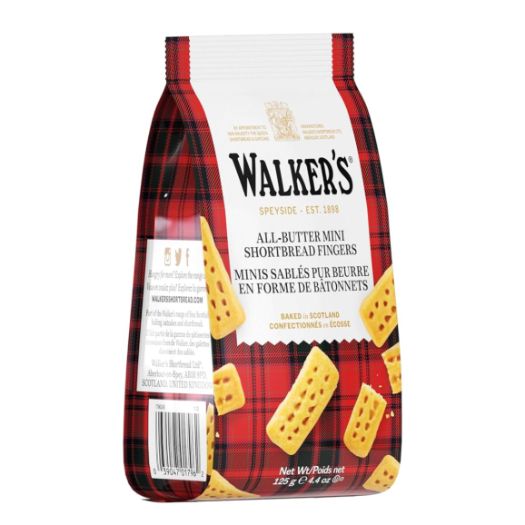 Walkers Mini Shortbread Butterkekse Packung 125 gr. - Oliva Oliva
