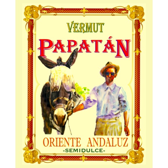 Vermut Papatán Bouteille verre 750 ml. - Oliva Oliva