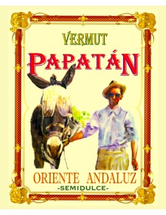 Vermut Papatán - Botella de vidrio 750 ml. 2