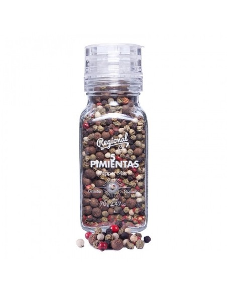 Regional Co. 5 Peppers Grinder 70 gr. - Oliva Oliva