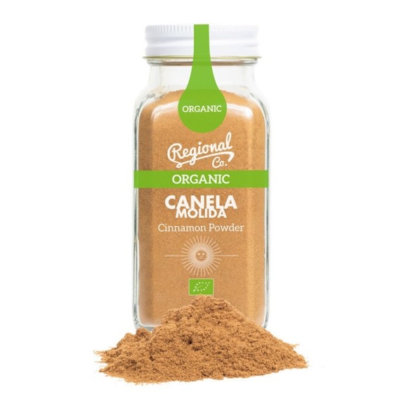 Regional Co. Bio-Zimtpulver Glas 70 gr. - Oliva Oliva
