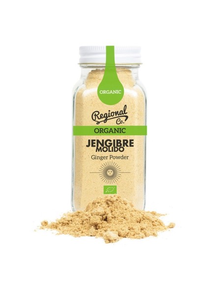 Regional Co. Gingembre BIO en poudre Pot en verre 60 gr. - Oliva Oliva