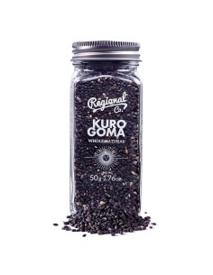 Regional Co. Kurogoma (Black Sesame Seeds) Jar 50 gr. - Oliva Oliva