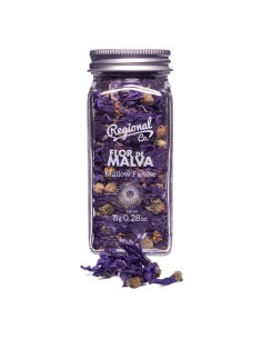 Regional Co. Mallow Flower Glass jar 8 gr. - Oliva Oliva