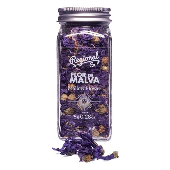 Regional Co. Mallow Flower Glass jar 8 gr. - Oliva Oliva