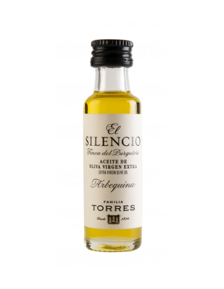 El Silencio Arbequina Miniature en verre 20 ml. - Oliva Oliva