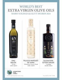 Mejores Aceites del Mundo Mario Solinas 2024 Caja Regalo - Oliva Oliva 2
