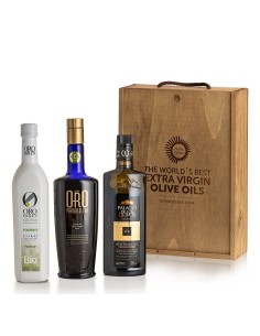 Besten Olivenöle Der Welt CINVE 2024 im Holzkiste - Oliva Oliva