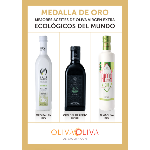 Médaille d'or Meilleures Huiles du Monde 2024 Coffret - Oliva Oliva