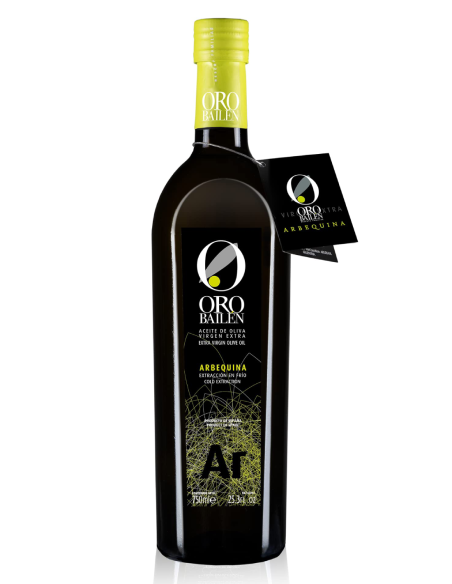 Oro Bailén Arbequina Glass bottle 750 ml. - Oliva Oliva