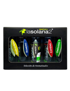 Lasolana2 Huiles aromatisées Étui 5x100 ml. - Oliva Oliva
