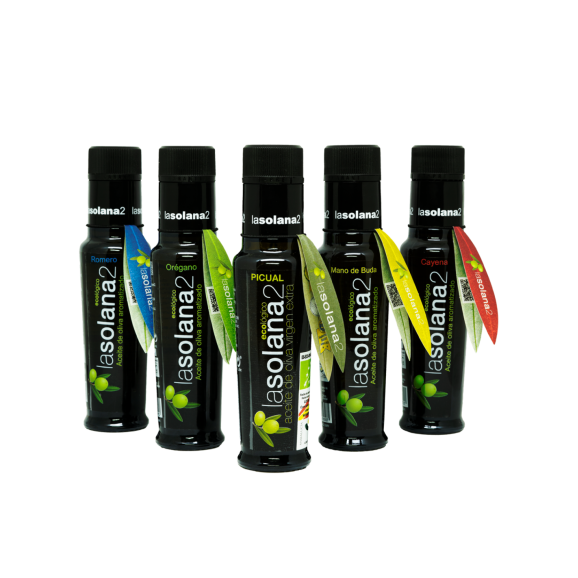 Lasolana2 Aromatisierte Öle Etui 5x100 ml. - Oliva Oliva