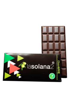 lasolana2 Dark Chocolate 70% with EVOO Tablet 100 gr. - Oliva Oliva