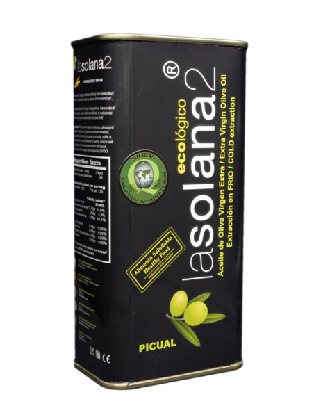 Lasolana2 Picual Bidon métal 500 ml. - Oliva Oliva