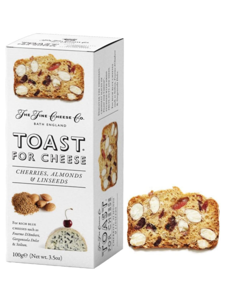 The Fine Cheese Co. Toast with Cherries, Almonds and Linseeds
