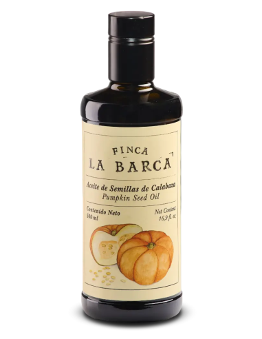 Finca La Barca Aceite de Semillas de Calabaza - Botella de vidrio 500 ml.