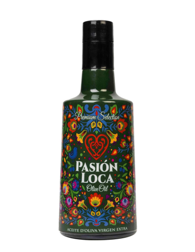 Pasión Loca Picual - Botella de vidrio 500 ml.