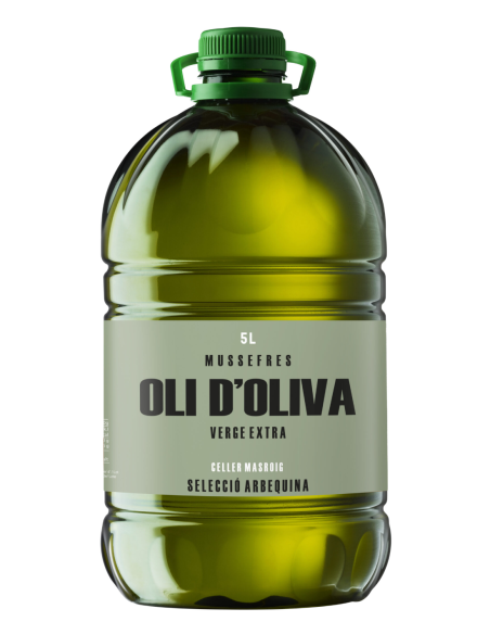 Mussefres Arbequina PET Flasche 5L - Oliva Oliva