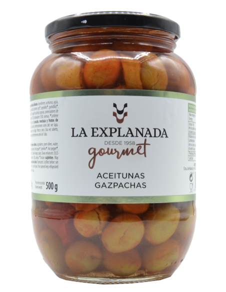 La Explanada Gazpachas Olives 850 gr. - Oliva Oliva