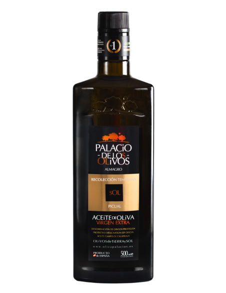 Palacio de los Olivos Picual Botella de vidrio 500 ml. - Oliva Oliva