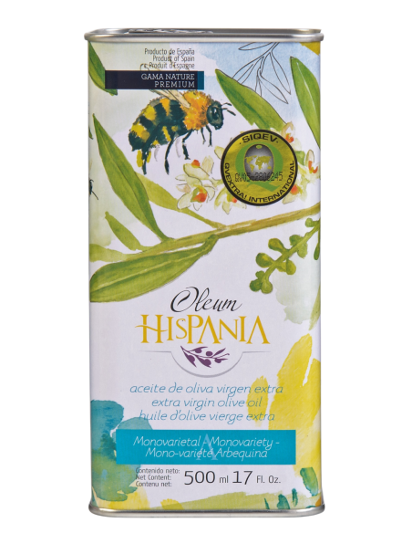 Oleum Hispania Nature Premium Arbequina Lata 500 ml. - Oliva Oliva