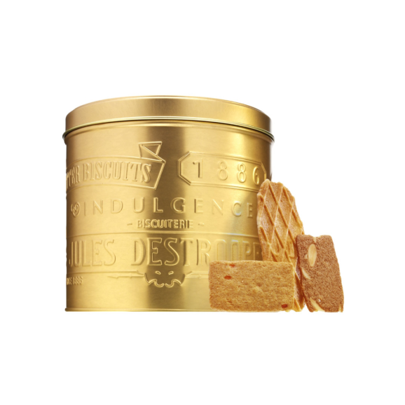 Jules Destrooper Jules' Tin Gold Assortiment de biscuits - Oliva Oliva