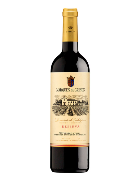 Marqués de Griñón Vino Tinto Reserva 2017 D.O. Dominio de Valdepusa 750 ml.