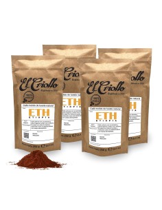 El Criollo Äthiopischer Kaffee Gemahlen Paket 250 gr. - Oliva Oliva