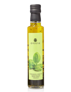 La Chinata EVOO Basilikumgeschmack Glasflasche 250 ml. - Oliva Oliva