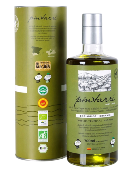 Pintarré Verde BIO Cosecha Temprana Estuche 700 ml. - Oliva Oliva