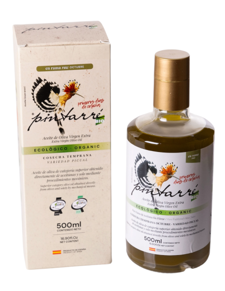 Pintarré Ungefiltertes BIO Frühe Ernte Etui 500 ml. - Oliva Oliva