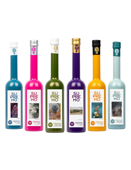 Supremo Set 6 Varieties Pack 6x500 ml. - Oliva Oliva