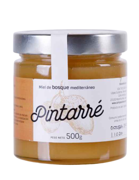 Pintarré Miel BIO de la forêt méditerranéenne 500 gr. - Oliva Oliva