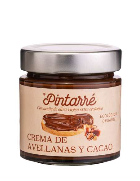Pintarré Crème de cacao et de noisettes à l'HOVE 220 gr. - Oliva Oliva