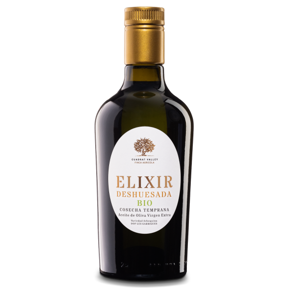 Cuadrat Valley Elixir Dénoyautée BIO Récolte Précoce 500 ml.