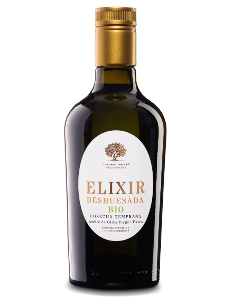 Cuadrat Valley Elixir Dénoyautée BIO Récolte Précoce 500 ml.