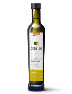 Zais Biodinámico Picual Botella de vidrio 500 ml. - Oliva Oliva