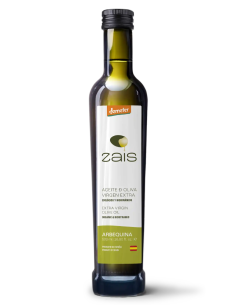 Zais Biodinámico Arbequina Botella de vidrio 500 ml. - Oliva Oliva