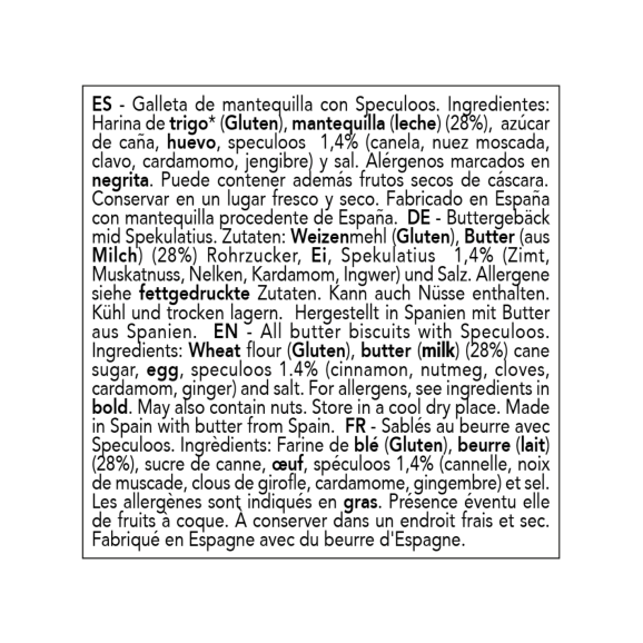 Abbye Biscuits Butter Biscuits with Speculoos 140 gr. - Oliva Oliva