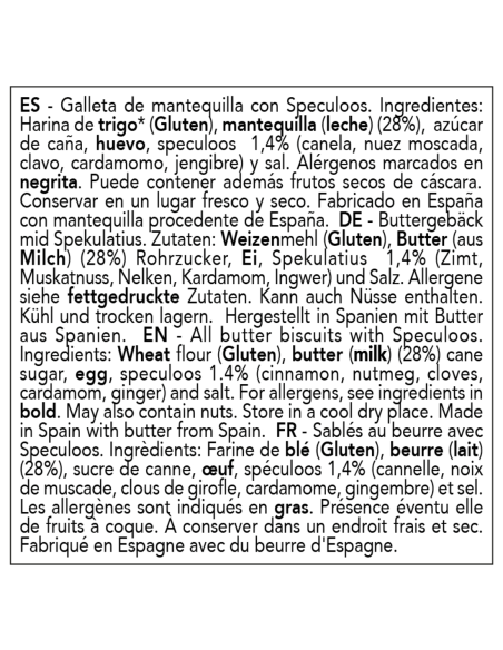 Abbye Biscuits Butter Biscuits with Speculoos 140 gr. - Oliva Oliva