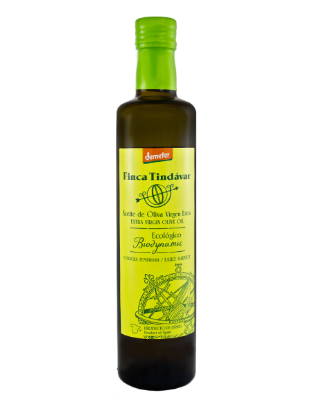 Finca Tindávar Picual Ecológico y Biodinámico 500 ml. - Oliva Oliva