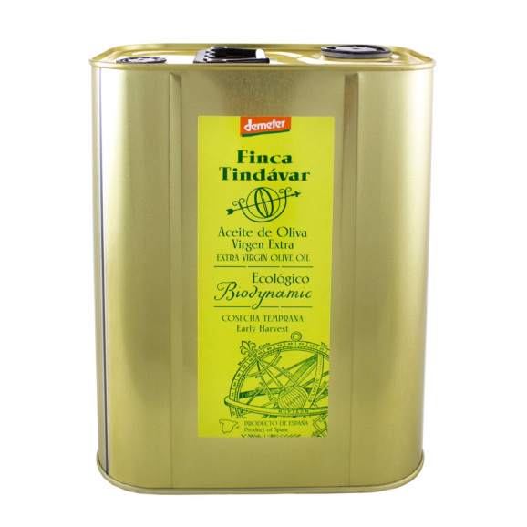 Finca Tindávar Picual Ecológico y Biodinámico 3L - Oliva Oliva